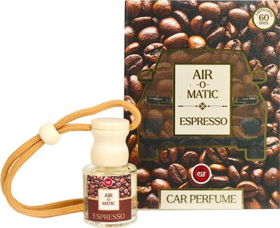 OSR Car Perfume Espresso 8 ml - Air-O-Matic Car Freshener Portable Car Air Purifier(ranperent)
