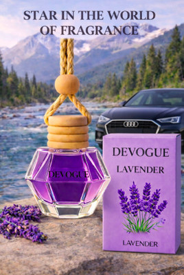 Devogue lavender Air Freshener Portable Car Air Purifier(purple)