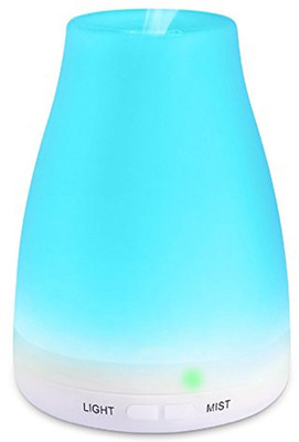 Antokin Essential Oil Diffuser Ultrasonic Remote Control Diffuser Mist Humidifiers Portable Room Air Purifier(White)