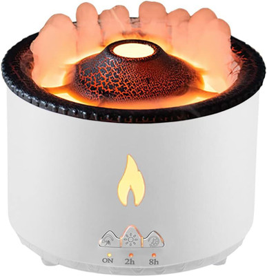 Whipbird Portable Noiseless Timer, Auto shut Off Portable Room Volcano Humidifier Portable Room Air Purifier(Black, White)