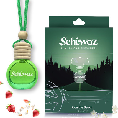 Shivaji Schewaz Luxury Car Perfume, Premium Car Freshener Upto 45 Days Natural Fragrance Portable Car Air Purifier(X on the Beach)