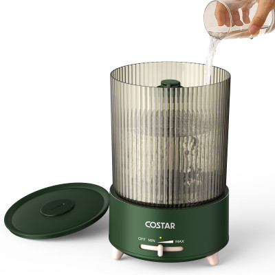 Costar 4.2L Top-Fill Ultrasonic Cool Mist Humidifier for Room with Auto Shut-off Portable Room Air Purifier(Green)