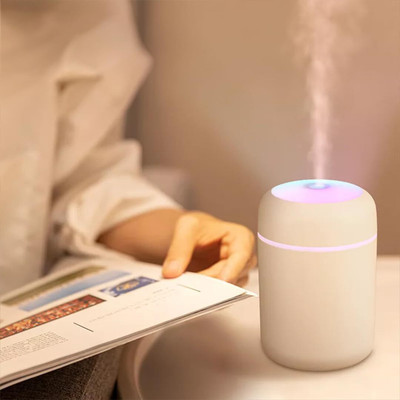 WUUP H2O Portable Mini Humidifier with Led lights Portable Room Air Purifier(Multicolor)