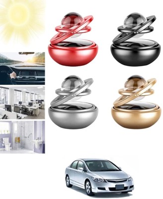 MATIES Crystal Solar Star Perfume 55 Portable Car Air Purifier(Black, Blue, Gold, Red, Silver)