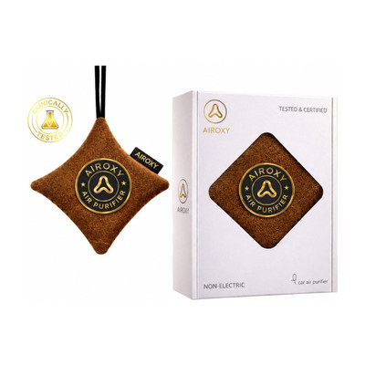 airoxy Silky Brown Car Air Purifier(Premium)