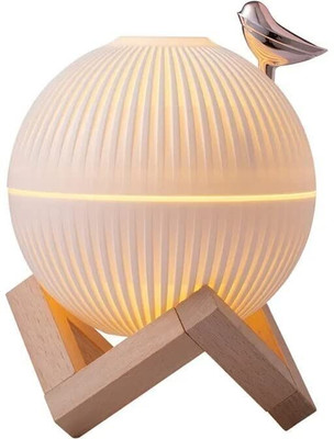 DRUMSTONE 3D Moon Lamp Humidifier with LED Night Light | USB-Powered, 3 Color Options Portable Room Air Purifier(Multicolor)