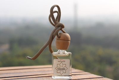 Wheelsindreams Musk Hanging Car Perfume Portable Car Air Purifier(Transparent)