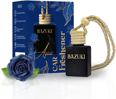 Bazuki Portable Car Air Purifier with Aqua Fragrance 10ml Portable Car Air Purifier(Black)