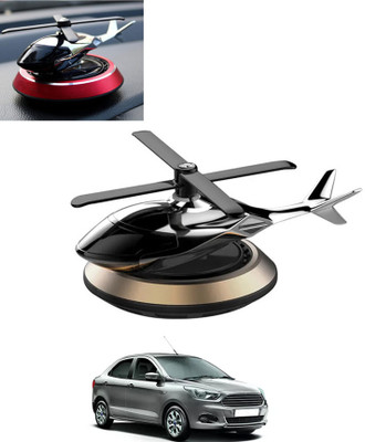 MATIES Solarpowered Air Freshener Helicopter Auto Rotation Fan For Car,Home,Office 21 Portable Car Air Purifier(Multicolor)