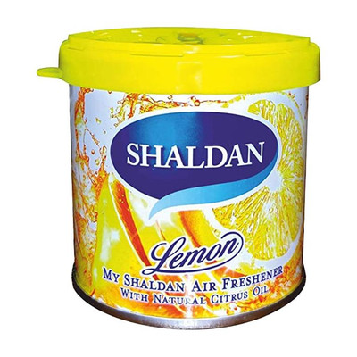 MY SHALDAN Lemon Air Freshner With Natural Citrus Oil ( 80gm ) Portable Car Air Purifier(Yellow)