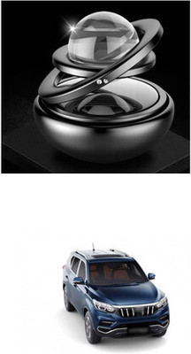 eXarioGadget Car Dashboard Solar Energy Double Ring Perfume 360 Degree Auto Rotate 179 Portable Car Air Purifier(eXarioGadget)