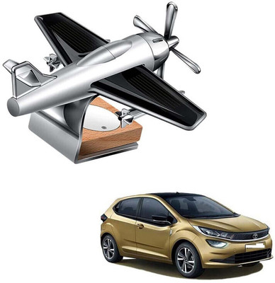 ABB Airplane Glider Design Car Air Freshener Perfume Solar Power Silver-84 Portable Car Air Purifier(Silver)