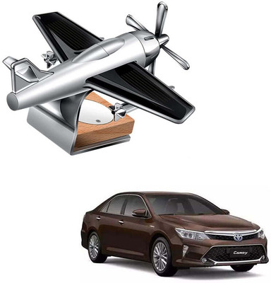 Motopex Airplane Glider Design Car Air Freshener Perfume Solar Power Silver-60 Portable Car Air Purifier(Silver)