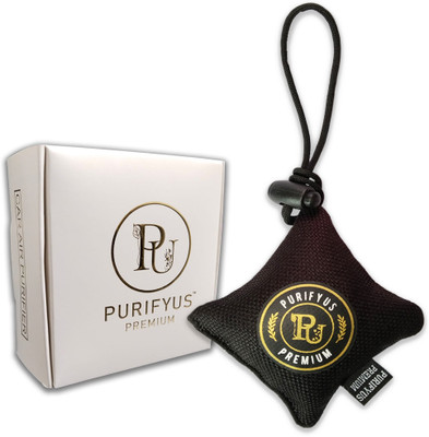 Purifyus - Premium Black I 75gram I Activated Carbon Air Purifying Bag | Non-Electric | Portable Car Air Purifier(Black)