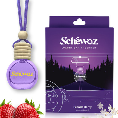 Shivaji Schewaz Luxury Car Perfume, Premium Car Freshener Upto 45 Days Natural Fragrance Portable Car Air Purifier(Purple)