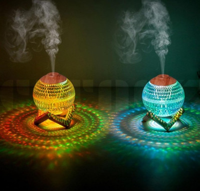 AAS Creative Crystal Ball Mini Humidifier Portable Room Air Purifier(White)