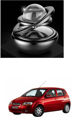 eXarioGadget Car Dashboard Solar Energy Double Ring Perfume 360 Degree Auto Rotate 60 Portable Car Air Purifier(eXarioGadget)