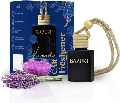 Bazuki car perfume with lavender fragrance Portable Car Air Purifier(Black)
