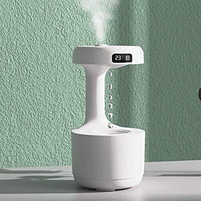 WunderVoX 800ml Anti-Gravity Water Droplet Humidifier Portable Room Air Purifier(White)