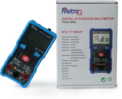 Metro Q MTQ 777 Digital Multimeter(Blue 6000 Counts)