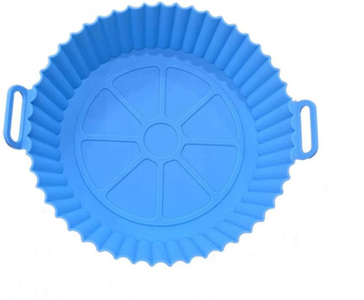 ABlue Clipper Air Fryer Reusable Silicone Pot, Non-Stick Silicone Airfryer Tray Airfryer Tray
