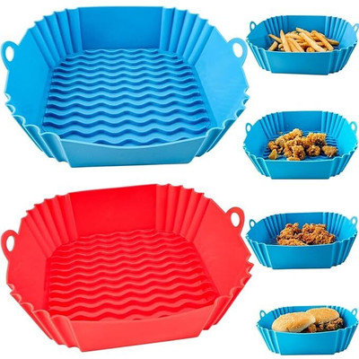 LIJIE Pack Of 2 Say Goodbye to Grease with This Air Fryer Insert Airfryer Tray