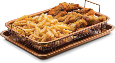 Hatanu Mall Air Fry Microwave Oven Crisper Tray Basket for Kitchen Airfryer Tray