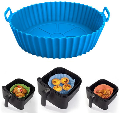 ABlue Clipper Air Fryer- Air Fryer Tray, Food Safe Heating Baking Tray, Non-Stick Silicone Airfryer Tray