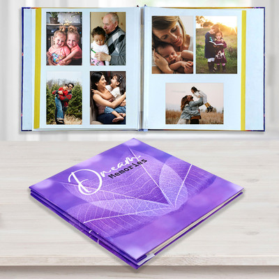SEHAZ ARTWORKS Photo Album | Album Photo Frame | Album Big Size | AutoStick Album 20 Sheet Album(Photo Size Supported: 4x6)