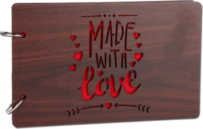 Creative Jewelers Natural Wood Elegance Handcrafted Wooden Photo Album for Cherished Memories 91 Album(Photo Size Supported: 6 X 4 inch)