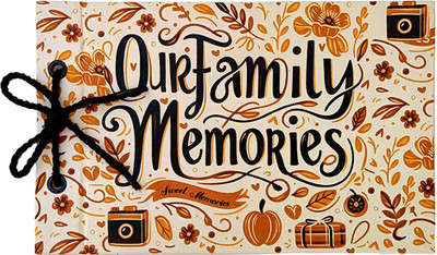 SEHAZ ARTWORKS Photo Album | Scrapbook | Album Book Family | Scrap Book - Our-Family Album(Photo Size Supported: 2 x4 inch, 8 x10 Inch)