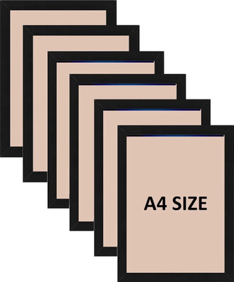 VPF DEAL Acrylic Wall Photo Frame(Black, 6 Photo(s), A4 SIZE)