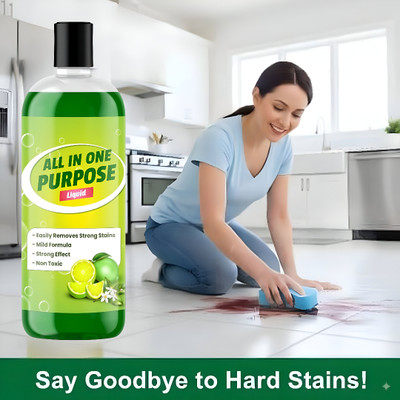 LootZoo All In One Purpose Liquid - Tough on Stains, Mild on Surfaces, Non-Toxic(100 ml)