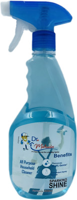 DR MARWIN Glass Cleaner & Multi-Surface Cleaner & Disinfectant Sparkling Glass Wipe(500 ml)