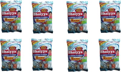 rushabh collections All In One Bhaiyya Cleaning Powder -200gms PACK of 8 Stain Remover 200 gm each Dishwashing Detergent(200 g)