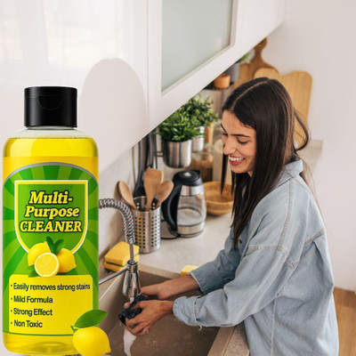 SHREEKRIshn Powerful Multi-Surface Cleaner | Lemon Infused Formula for Shine & Freshness(250 ml)
