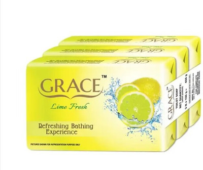 Grace Generic Lime Fresh Beauty Soap (3 x 150 GM )(25 g)