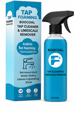 BOOCOAL Tap Cleaner & Limescale Remover | India’s 1st Foaming Formulation (200 ml)(200 ml)