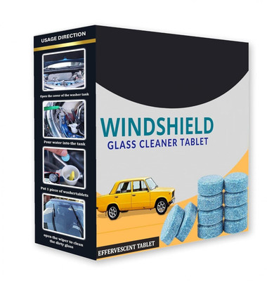 ActrovaX Glass Solid Wiper Cleaning Tablets(5 Tablets)