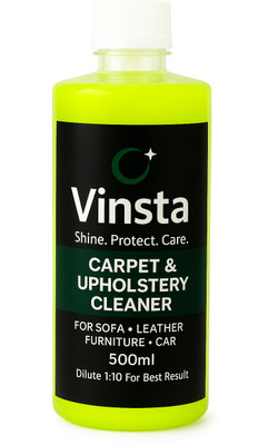 VINSTA Carpet & Upholstery Cleaner Liquid 500ml | Deep Cleaning Formula(500 ml)