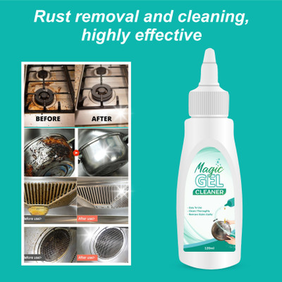 LootZoo Magic Gel Cleaner for Pots & Pans - Ideal for Stubborn Oil & Grime(120 ml)