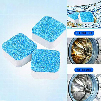 RHHG E COM Washing Machine Deep Cleaner for Front and Top Loader Washing Machine Tablet Dishwashing Detergent(12 Tablet)
