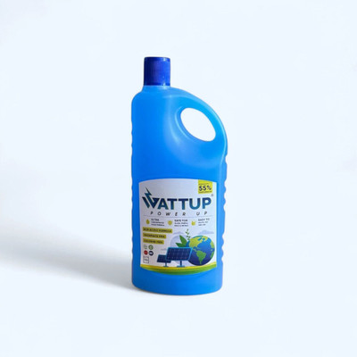 WattUp Non-Acidic Solar Panel Cleaning Liquid | Increases Power Watt | Removes Dust(1 L)