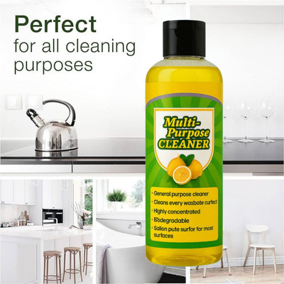 VisioneX Heavy-Duty Multipurpose Cleaner – Lemon Scented Removes Stains(100 ml)