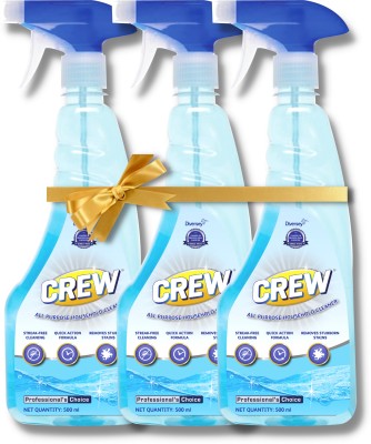 Diversey Crew All-Purpose Cleaner - Glass, Car, Bathroom, Surface - Refillable Spray(1500 ml)