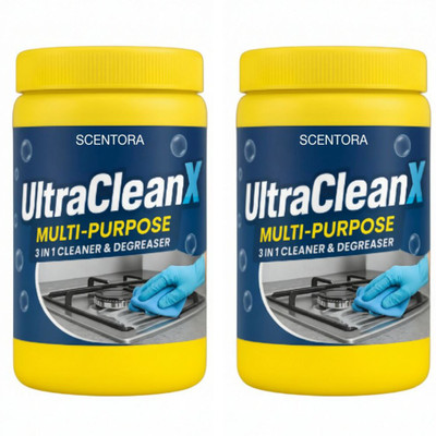 SCENTORA 3-in-1 Multi-Surface Cleaner | Degreaser | Stain Remover for Home & Kitchen(200 g)