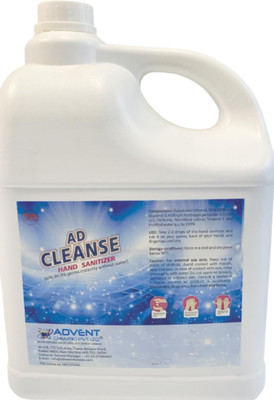 Advent Chembio Pvt. Ltd. AD CLEANSE HAND SANITIZER 5L(5 L)