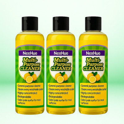 Nexhue Lemon Scented Multipurpose Cleaner Heavy Duty & Concentrated Surface Cleaner.(300 ml)