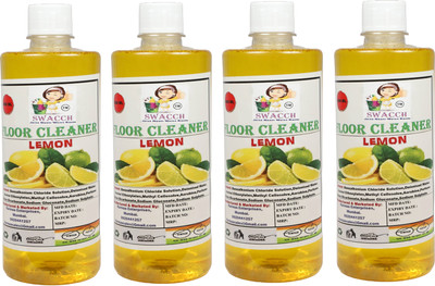 swacch FLOOR CLEANER LEMON 500ML (PACK OF 4)(2000 ml)