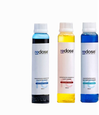 Redose Toilet Cleaner|Floor Cleaner|Glass Cleaner liquid Makes 500Ml Each(Combo pack 3)(1500 ml)